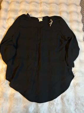 Arche Black Long-Sleeve Blouse